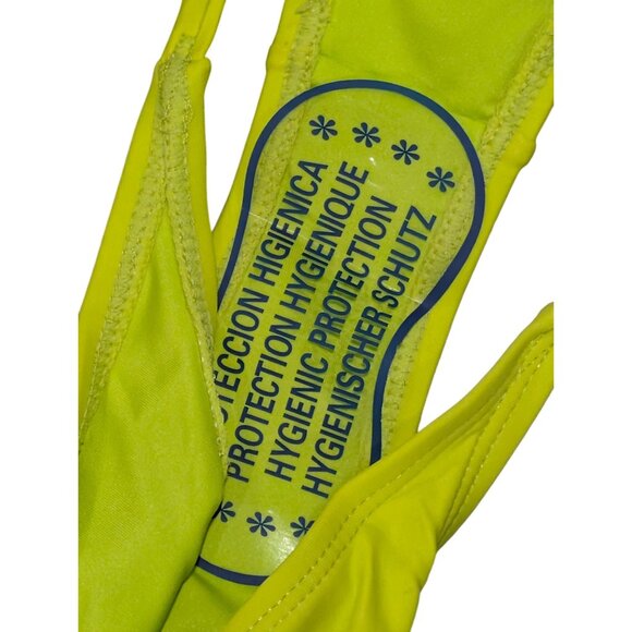 Dixxon Neon Green Tanning Swimsuit Womens XL String Bikini Brazilian Swimwear - Picture 7 of 8